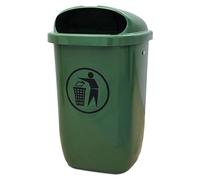SULO DIN-PK RAL6017 Corbeille à papier Vert mai 50 l