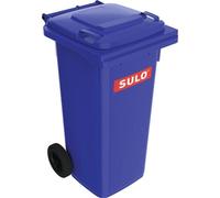 SULO Grand conteneur à déchets 120l HDPE bleu, mobile, selon EN 840 - 1072346