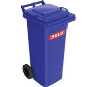 SULO Grand conteneur à déchets 80l HDPE bleu, mobile, selon EN 840 - 1088404
