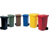 SULO Poubelle 80 litres Gris Poubelle Made in Germany Pour la position dans la rue Tri sélectif Poubelle standard