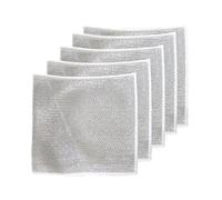Sulobom Lot de 10 chiffons de vaisselle polyvalents en fil métallique pour cuisine humides et secs, réutilisables, non pelucheux, anti-rayures, chiffons de nettoyage multifonctions pour cuisine (5