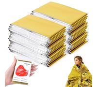 SULOLI 10pcs Couverture de Survie Thermiques d'urgence 210 * 160cm