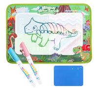 SULOLI Aqua Water Doodle - Tapis de peinture Magic Doodle - Avec stylo à eau - Outils - Accessoire de tampon - Tapis de peinture pour enfants, bébés et tout-petits
