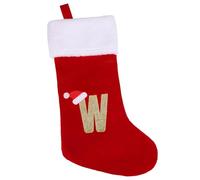 SULOLI Chaussette de Noël, sacs cadeaux, à suspendre, pour sapin de Noël et décoration d'intérieur (W)