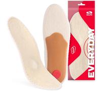 SULPO 1 Paire Semelles d’Hiver - Semelles Orthopédiques Voûte Plantaire Surélevée, Pieds Plats - Laine Chaude - Infirmier, Médecin, Enseignant, Caissier & Vendeur - Tailles 35-46