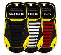 SULPO 3 Paires Lacets élastiques en silicone -Lacets en silicone - Kit de lacets sans nœud pour toutes les chaussures - Enfants et adultes, Taille unique