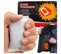 SULPO Chauffe-mains - Chaufferettes de poche activées par l'air, 8 heures pour les mains chaudes, 12 paires - Coussinets chauffants pour gants et doigts chauds, idéal pour les activités de plein air