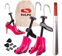 SULPO Embauchoir en plastique robuste - Pour chaussures à talons hauts - Maintient la forme de la chaussure - Avec sac de rangement pratique et chausse-pied - Taille unique