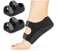 SULPO Éperons de talon - Coussinets de talon pour chaussures - Semelles de chaussures - Protection du talon et du tendon d'Achille Taille 36-39 Noir