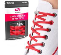 SULPO Lacets chaussures avec fermeture rapide en métal - Lacet elastique adulte et enfant - Lacets elastique ronds sans noeuds pour les baskets, converse, sneakers - No Tie Lacets silicone