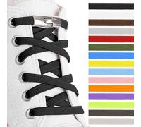 SULPO Lacets élastiques - Fermeture à boucle - pour chaussures hautes et basses - lacets elastique en caoutchouc pour baskets - enfants et adultes