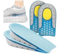 SULPO Lot de 2 paires de coussinets de talon pour chaussures - Semelles pour homme et femme pour correction de posture, différence de longueur de jambe - 2 cm