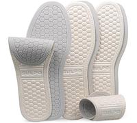SULPO Lot de 3 paires de semelles pour chaussures et pieds frais - Semelles confortables contre la transpiration des pieds - Légères et lavables - Taille de semelles pieds nus - Beige clair - Taille