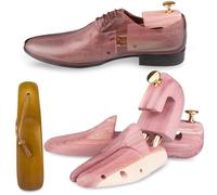 SULPO Premium Embauchoir chaussures homme et femme - Elargisseur chaussure en bois de cèdre, inclut chausse-pied en bois - Ecarteur chaussure au design ergonomique - Réglable - Différentes tailles