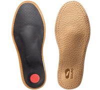SULPO Semelles orthopédiques en cuir contre la transpiration, les douleurs à l'avant-pied et le pied écarté - Semelles avec charbon actif pour pieds plats transversaux et longitudinaux - Taille 42