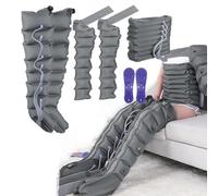 SULQING Bottes Pressothérapiejambes︱8 Cavités Masseur De Compression d'air Électrique Drainage Lymphatique Jambes Et Pieds Soulagement De La Fatigue （Pack Combiné en Option）