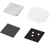 SULQING Machine a Magnet Photo︱Presse à Badges Professionnelle︱Machine De Fabrication d'Aimants De Réfrigérateur︱50x50 Mm Presses à Boutons Carrés Et des Matériaux pour La Fabrication d'Aimants