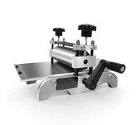 SULQING Presse à Graver De Bureau pour Impression Artistique Détaillée, Machine d'impression sur Cuivre, sur Bois, en Relief Et en Taille-Douce,Hauteur De Rouleau Réglable,Design Compact