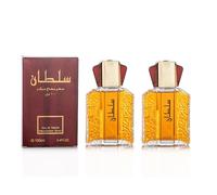 Sultan Dubai Lot de 2 parfums pour homme, eau de toilette arabe, élégants et nobles, longue durée