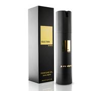 Sultan of Style Pure Alpha Huile Parfumée pour Hommes - Parfum frais et épicé - 100% sans alcool - Huiles essentielles nourrissantes - Cadeaux pour hommes