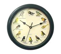 Sulxyi Bird Song Clock, Wall Clock, Singing Bird Wall Clock, Wall Clock with Birds Design, Cuckoo Bird Clock, Unique Cuckoo Design with Bird Accent Battery-Operated for Home Decor, Decorative Clock
