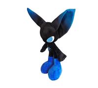 Sulxyi Blue Shadowy Cat Plush Toys, Black E-LF Cat Cat Plush Toys, Cartoon Animals Cat Pouchées en Peluche, légère et Facile à Transporter, matériaux câlins, pour Filles garçons