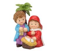 Sulxyi Christmas Nativity, Manger Scene Set, Holy Family Nativity, Nativity Scene Figurines, Jesus Birth Statue, 3.5-inch Exquisite Craftsmanship and Detailing for Table Desk Decoration