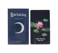 Sulxyi Jeu de Cartes Oracle, Jeu de Tarot Lunaire de 48, Cartes de Tarot complètes, favorise la méditation et la Pleine Conscience, idéal pour la voyance et la Pleine Conscience.