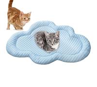 Sulxyi Mat de Refroidissement pour Animaux de Compagnie, lit de Chien de Refroidissement | Tampon de Glace de de Chien avec Forme de Nuage - Pet House Portable Sleeping Kennel Matelas pour Un