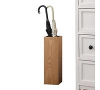 Sulxyi Porte-parapluie d'intérieur - Porte-parapluie en bois - Bac de rangement pour journaux | pour ferme, bureau, arrière-cour, maison, patio, entrée, couloir, vestibule, terrasse