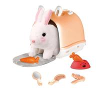 Sulxyi Walking Dog Toys, Interactive Electronic Puppy, Barking Wagging Tail, Robot Dog Plush, Realistic Puppy Toy, Barking and Wagging Tail Realistic Robot Dog Features for Kids Adults