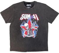 Sum 41 - "All Killer No Filler" T-shirt unie homme/femme, lavage de pierres RO14487 (L) (Anthracite)