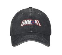 Sum 41 Bande Soleil Casquette de Baseball décontractée Unisexe-Teens lavé Hip Hop Chapeaux Dropshipping Logo personnalisé Outdoor Gym Casquettes de Baseball Cadeau