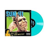 Sum 41 - Does This Look Infected Vert avec spécifications orange (impression d'étiquette bleue)