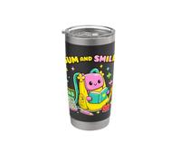 Sum and Smile Sac à dos Mignon Maths Retour à l'école Gobelet isotherme en acier inoxydable double paroi