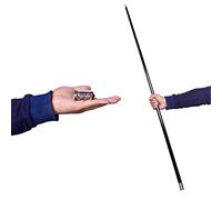 SUMAG Bâton de poche magique en métal avec lien tutoriel vidéo Baguettes magiques pour magiciens professionnels, scène, gros plan, tours de magie, personnel de poche, accessoires illusion