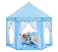 Sumbababy Château de Tente de Princesse, Tente de Jeu pour Enfants, Maison de Jeu, pour l'intérieur et l'extérieur, Bleu, sans étoiles