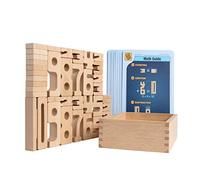 SumBlox Mini Kit de démarrage en bois pour apprendre les mathématiques 38 pièces + 36 fiches d'activités