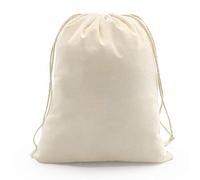 SumDirect Lot de 20 grands sacs en mousseline de coton blanc avec cordon de serrage réutilisables pour mariage, fête, anniversaire (20 x 25 cm)