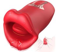 Sumerber Vibromasseur pour sextoys pour femmes, 10 aspiration 10 modes de vibration sextoys pour femmes, sextoys lécher clitoris Handheld ring Dildo lécher la langue léchée, sextoys pour couples