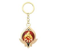 Sumeru Cosplay Porte-clés Pour Genshin Impact, Métal Sumeru Vision Keychain Pendentif Oeil de Dieu Pyro Merch