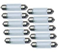 Sumex - 10 Ampoules Navette 12V 10W T11X41 Sv8.5D