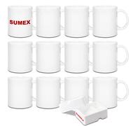 Sumex 11oz mug tasse sublimation blanc 12 pièces pour café
