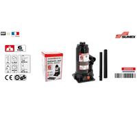 SUMEX 2202004 Cric hydraulique à piston certifié TUV - Poids maximum 6 Tonnes