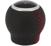 Sumex couvre-matériel pommeau de levier de vitesse 19 cm PVC noir/rouge