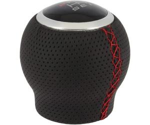 Sumex couvre-matériel pommeau de levier de vitesse 19 cm PVC noir/rouge