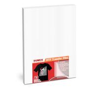 Sumex DTF Transfert Film Papier A3 Double Face 100Sheets PET Papier de transfert de chaleur pour imprimante à jet d'encre Epson