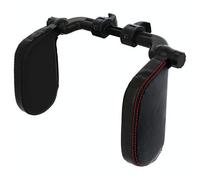 SUMEX HLU2000 Appuie-tête Double latéral pour siège de Voiture pour Enfants et Adultes de Voyage, brodé, Noir et Rouge