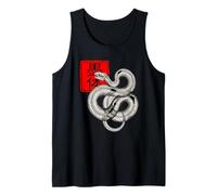 Sumi-E Ink Art VENTRAL View Snake Encre ESTHÉTIQUE Anatomie Débardeur