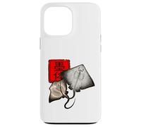 Sumi-E Ink Art VENTRAL View Stingray Encre ESTHÉTIQUE Anatomie Coque pour iPhone 13 Pro Max